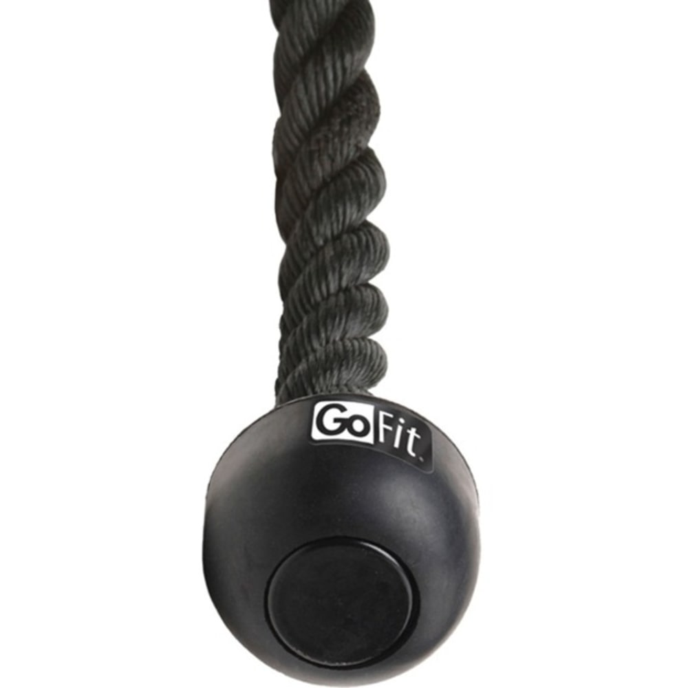 GoFit Tricep Rope - Nylon, Rubber, Steel