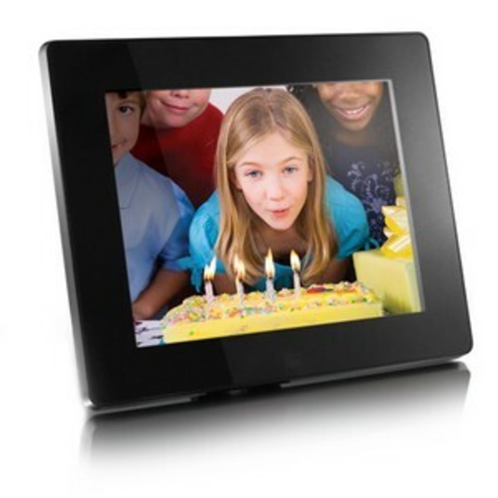 Aluratek ADMPF108F Digital Photo Frame - Photo Viewer, Audio Player, Video Player - 8in Active Matrix TFT Color LCD