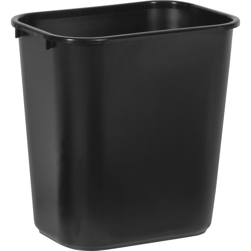 Rubbermaid Durable Polyethylene Wastebasket, 7 Gallons, Black