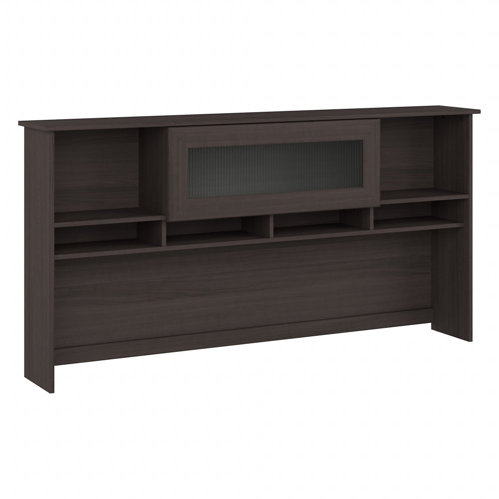 Bush Furniture Cabot 72inW Desk Hutch, Heather Gray, Standard Delivery