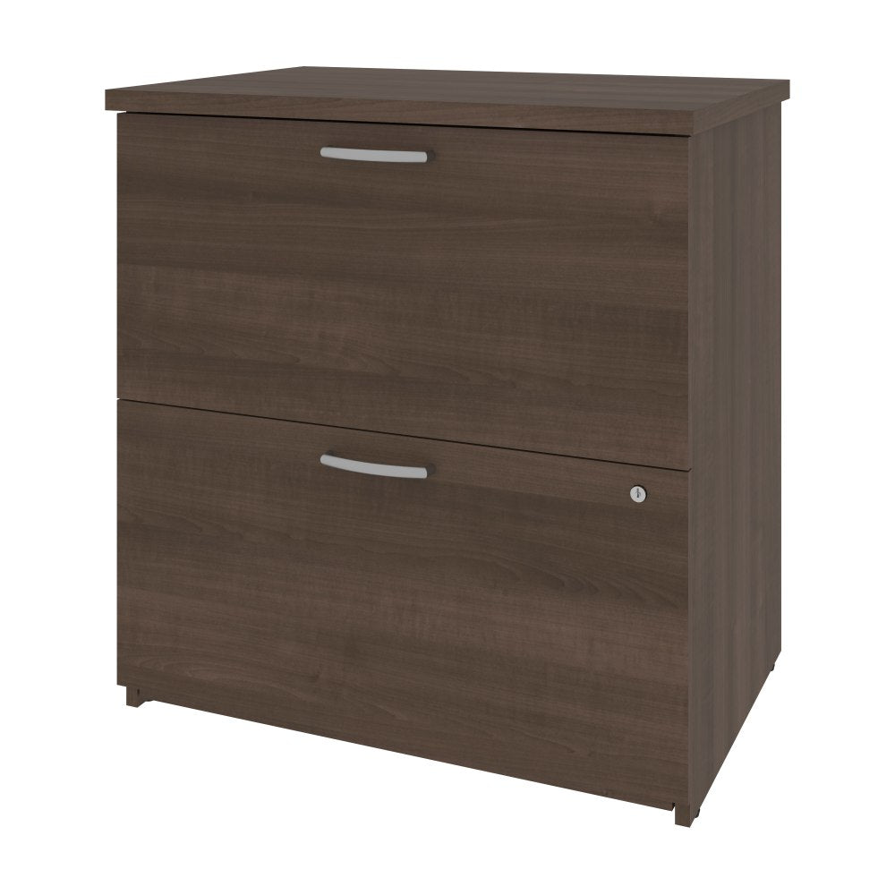 Bestar Universel 28-5/16inW x 19-5/8inD Lateral 2-Drawer File Cabinet, Antigua