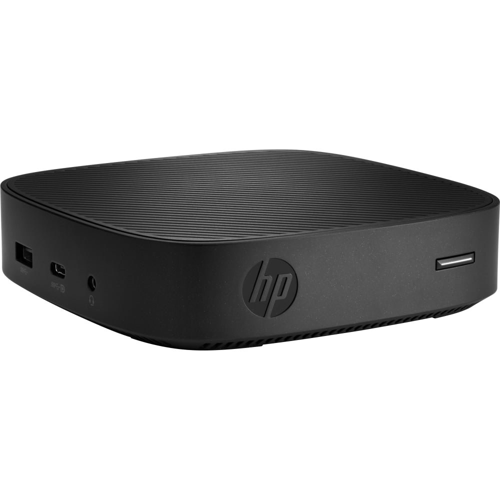 HP t430 Thin ClientIntel Celeron N4020 (2 Core) 1.10 GHz - 4 GB RAM DDR4 SDRAM - 32 GB Flash - Intel UHD Graphics 600  - Windows 10 IoT Enterprise 64-bit - IEEE 802.11a/b/g/n/ac  - Network (RJ-45) - 4 Total USB Port(s) - USB Type-C - 45 W