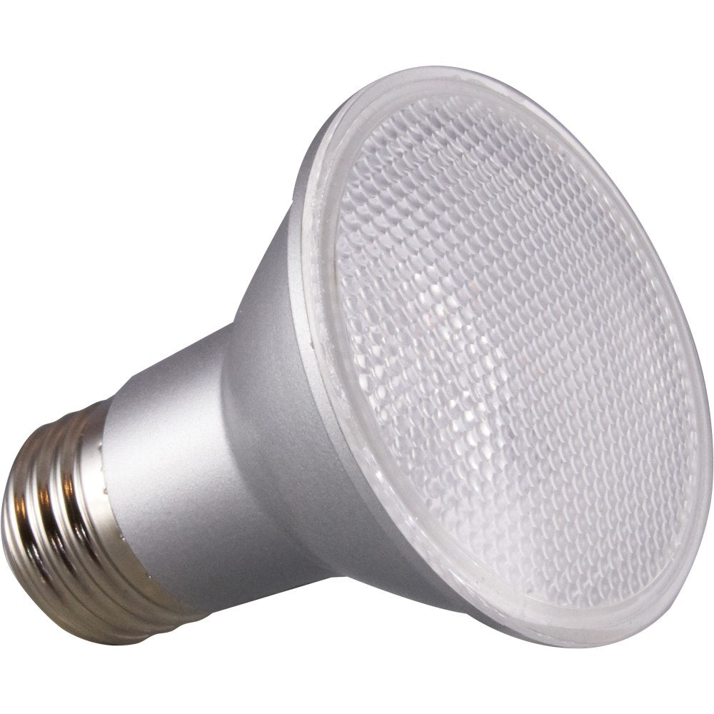 Satco 6.5W PAR 20 LED Bulb - 6.50 W - 50 W Incandescent Equivalent Wattage - 120 V AC - 520 lm - Parabolic Reflector - PAR20 Size - Clear - Warm White Light Color - E26 Base - 25000 Hour - 4940.3 deg.F (2726.8 deg.C) Color Temperature - 90 CRI