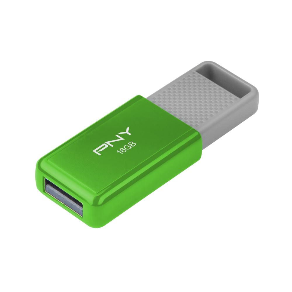 PNY USB 2.0 Flash Drive, 16GB, Assorted Colors