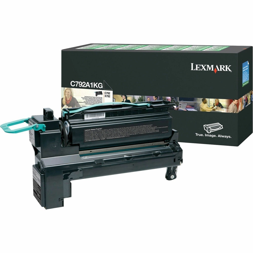 Lexmark C792A1KG Black Return Program Toner Cartridge