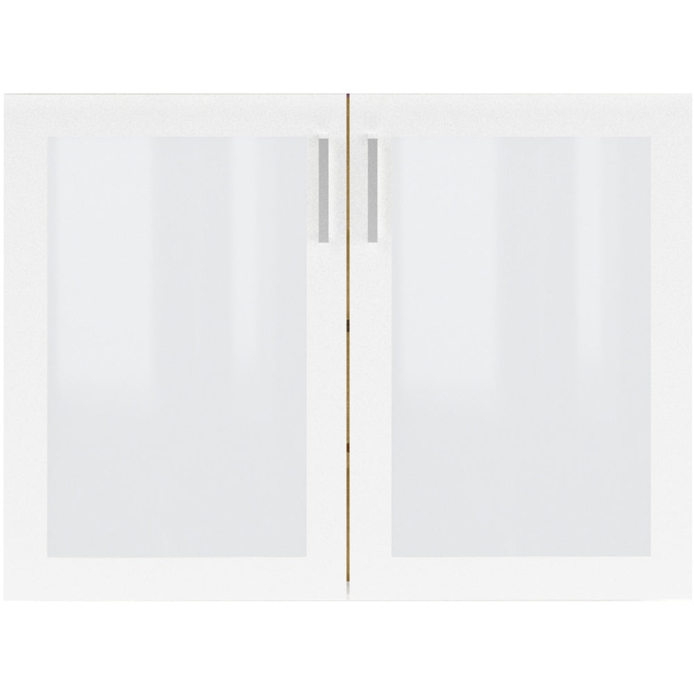 Safco Resi Glass Door Kit For Resi Open Storage Cabinet, 25-3/4in x 18in, Designer White