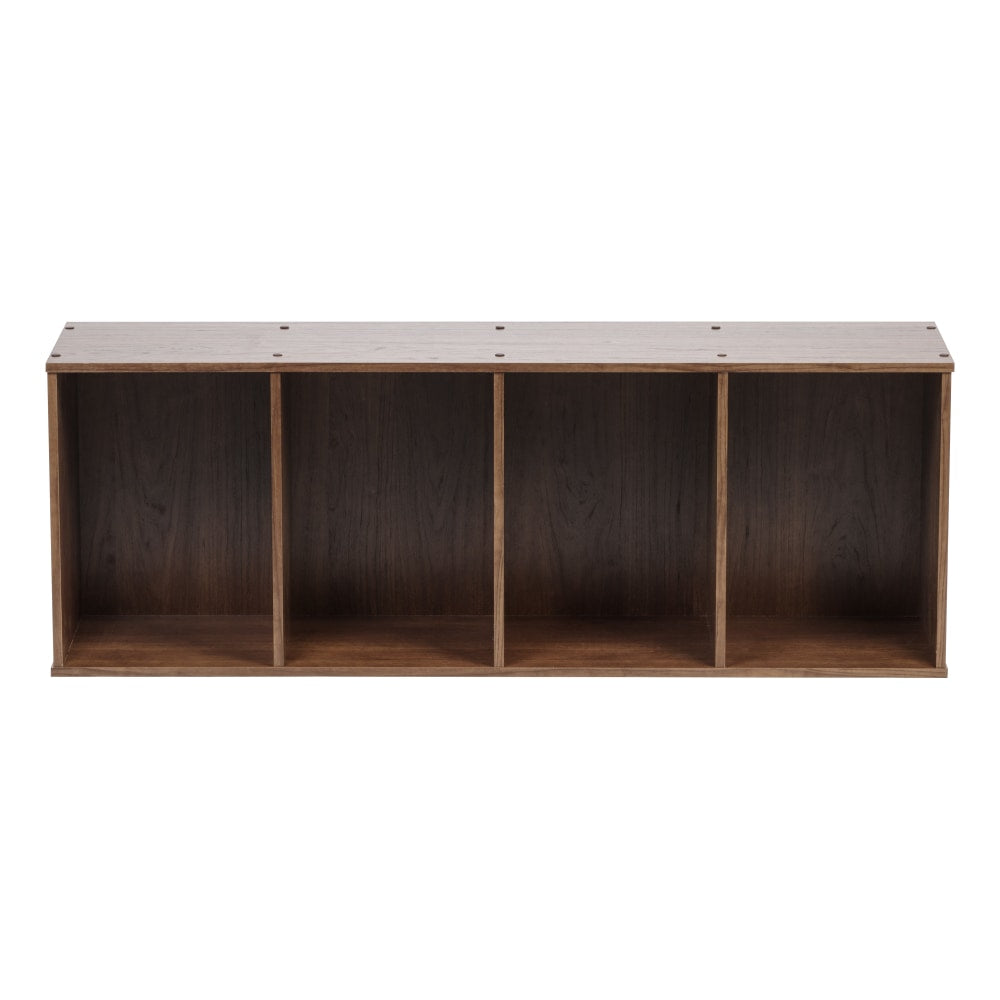 IRIS 46inH 4-Tier Storage-Shelf, Brown