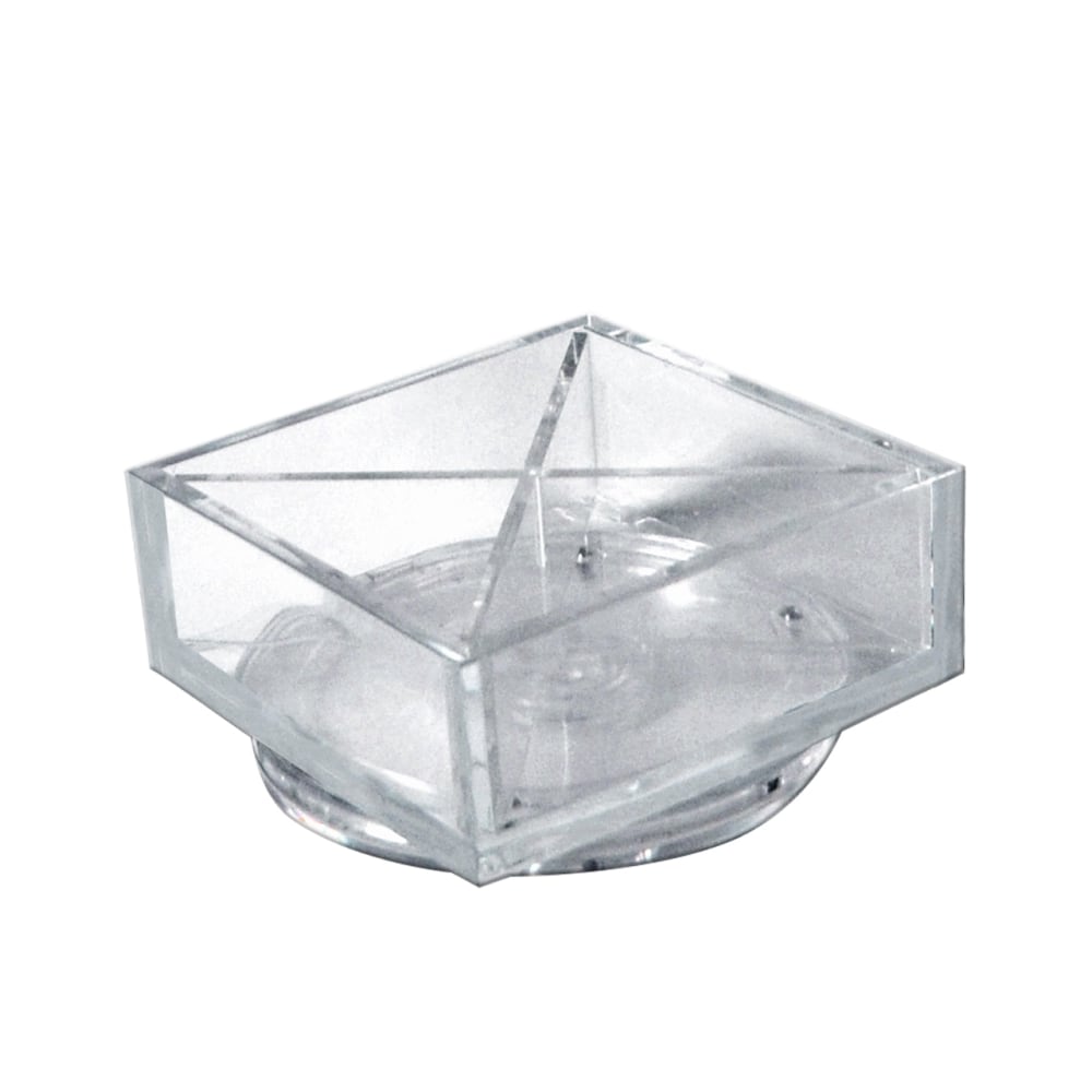 Azar Displays Pencil Holders, 5inH x 5inW x 5inD, Clear, Pack Of 2 Holders