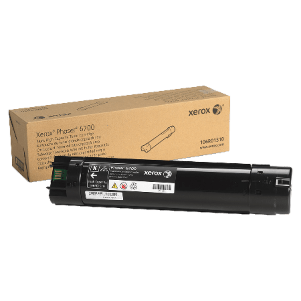 Xerox 6700 Black High Yield Toner Cartridge, 106R01510