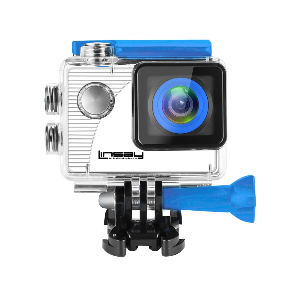 Linsay Kids Funny 5.0-Megapixel Action Camera, Blue, X5000AB