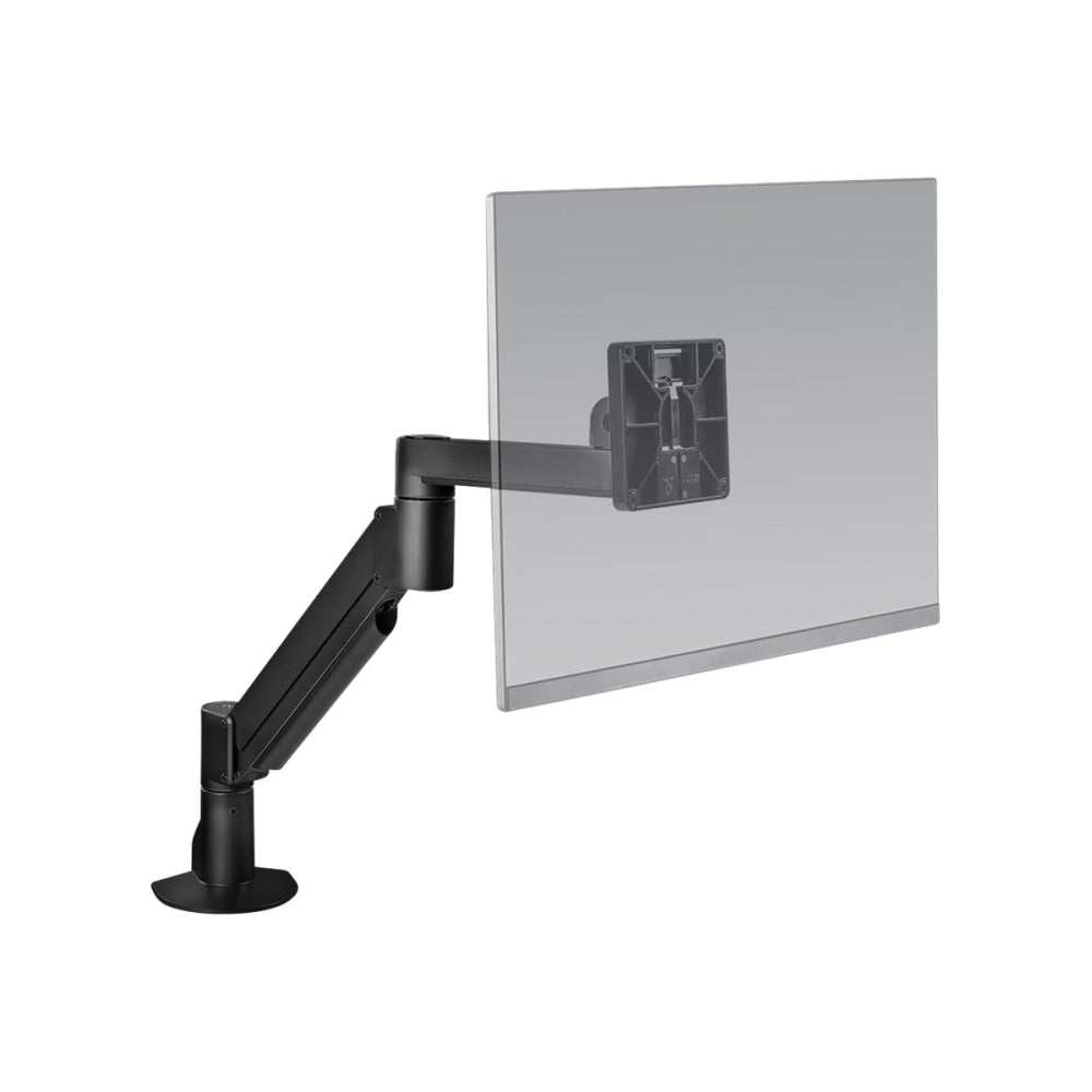 HAT Design Works 7000 - Mounting kit - adjustable arm - for LCD display - vista black - screen size: up to 32in - wall-mountable, grommet, desk-mountable, through-hole mountable