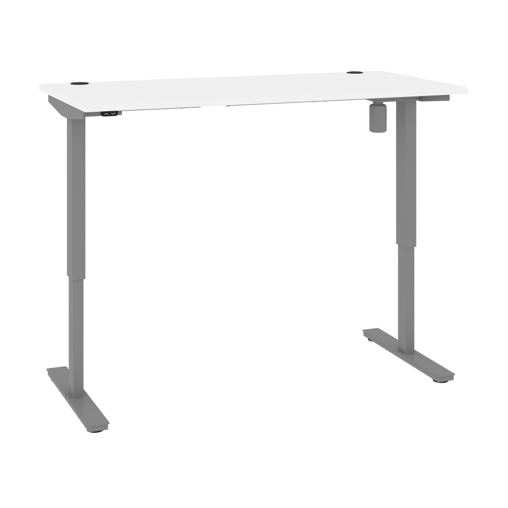 Bestar Upstand Electric 72inW Standing Desk, White