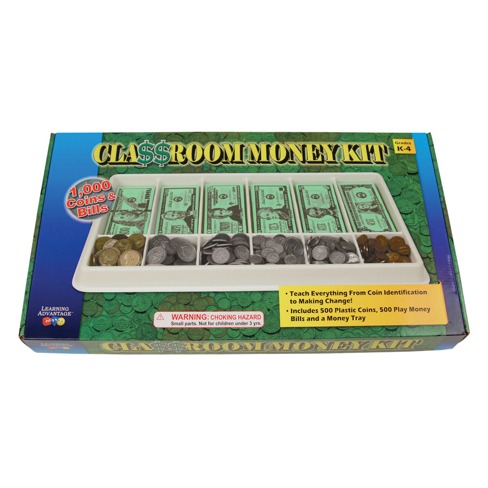 Learning Advantage 1,000-Piece Play Money Kit