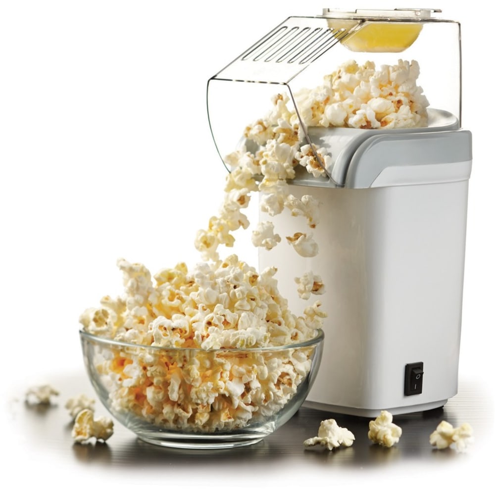 Brentwood Hot Air Popcorn Maker, White