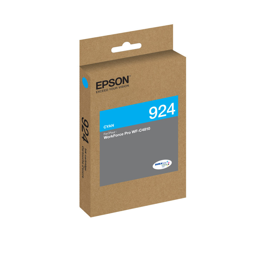 Epson T924 DURABrite Ultra Genuine Ink Cartridge, Cyan, T924220