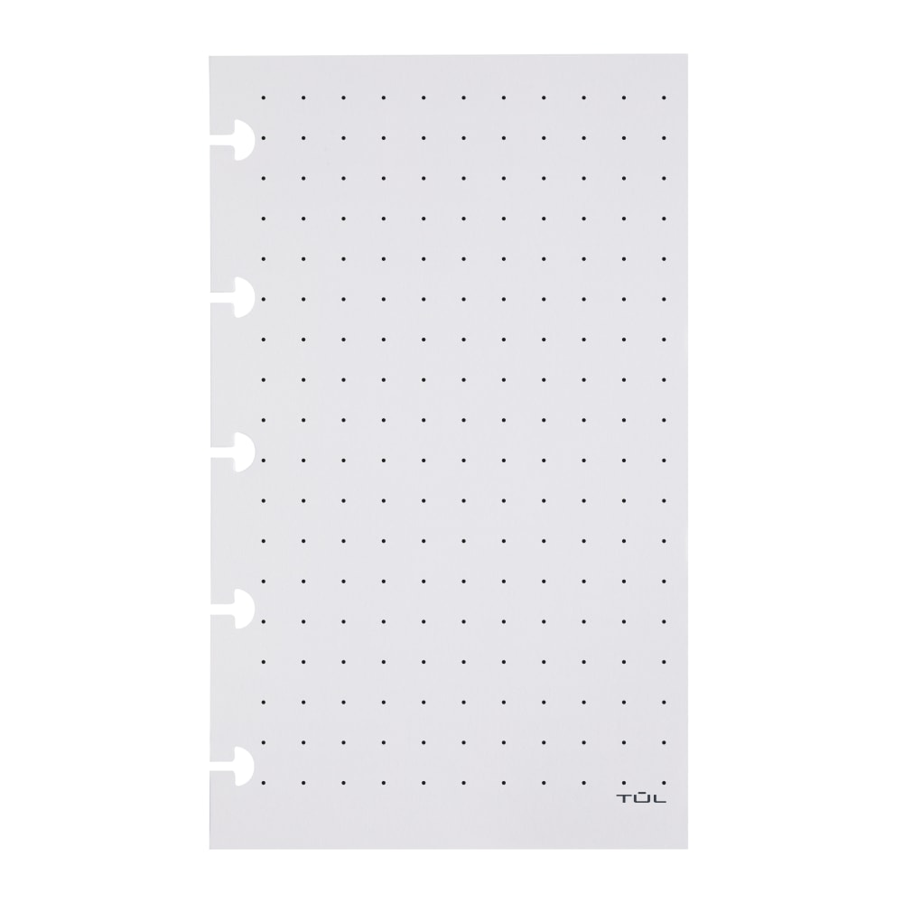 TUL Discbound Notebook Refill Pages, Assorted Ruling, Mini Size, 60 Sheets, White