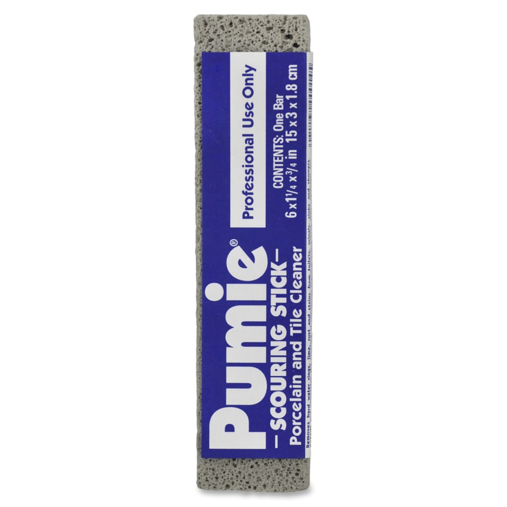 U.S. Pumice US Pumice Co. Heavy Duty Pumie Scouring Stick - 72 / Carton - Gray