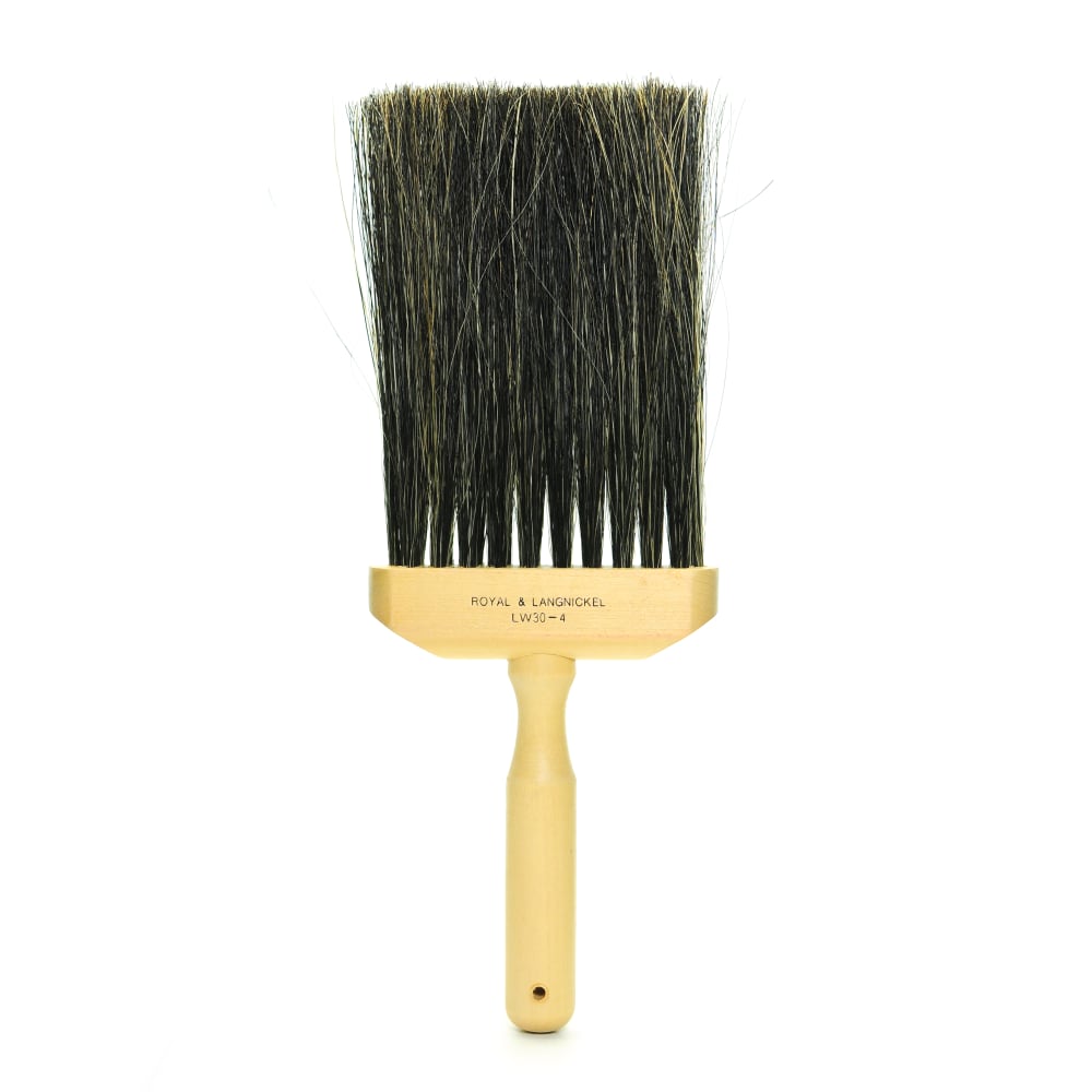 Royal & Langnickel Faux Bristle Flogging Brush, 4in, Synthetic, Brown