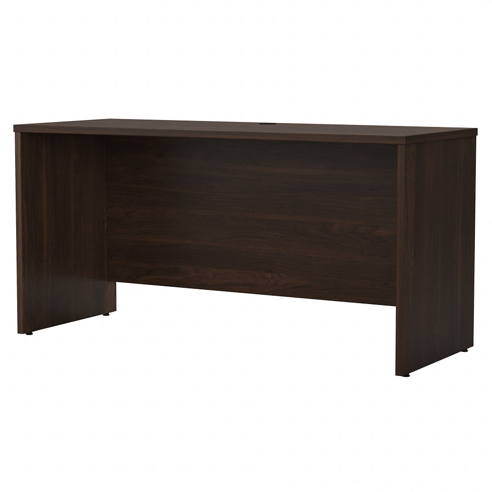 Bush Business Furniture Studio C 60inW Credenza Computer Desk, Black Walnut, Standard Delivery