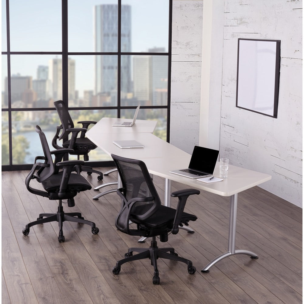 WorkPro Flex Collection Trapezoid Table Top, Gray