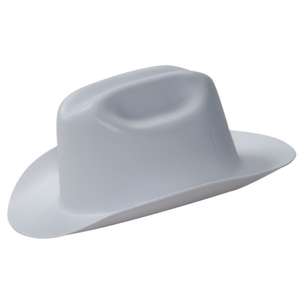 Jackson Safety Western Outlaw 4-Point Ratchet Hard Hat, Gray