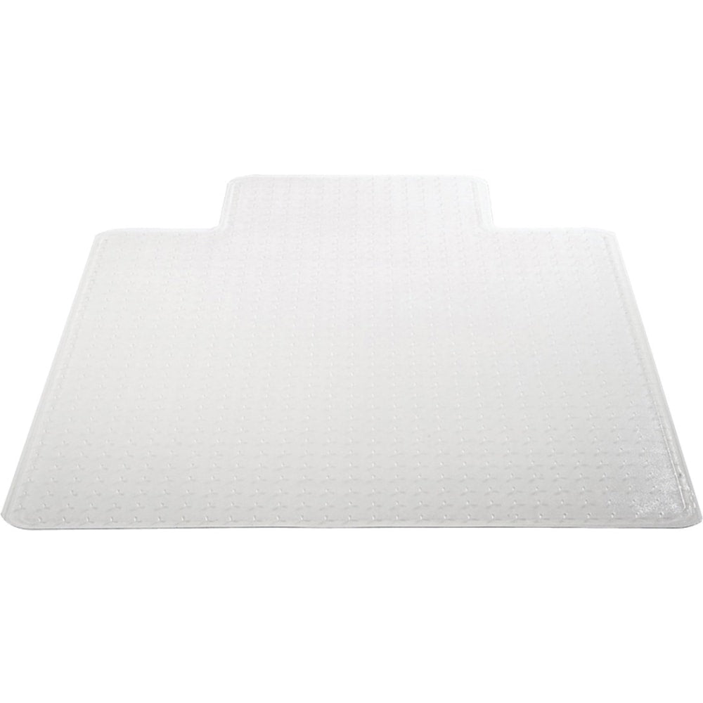 Deflecto Vinyl Chair Mat With Lip For Medium Pile Carpet, 36in x 48in, Clear