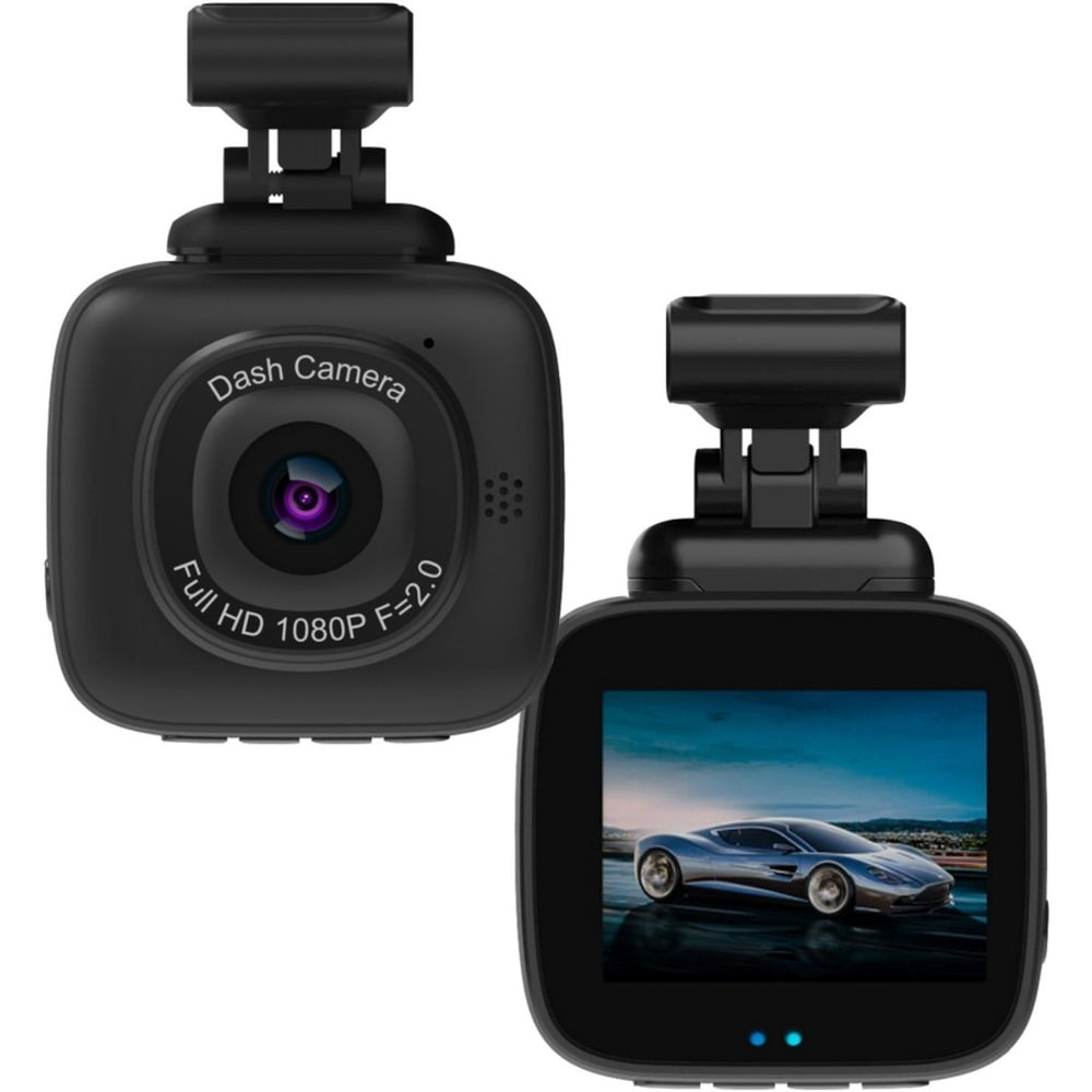 myGEKOgear by Adesso Orbit 500 Full HD 1080p Wi-Fi Dash Cam with OBD II Cable - 2in Screen - Dashboard - Wireless - Night Vision - 1920 x 1080 Video - Black