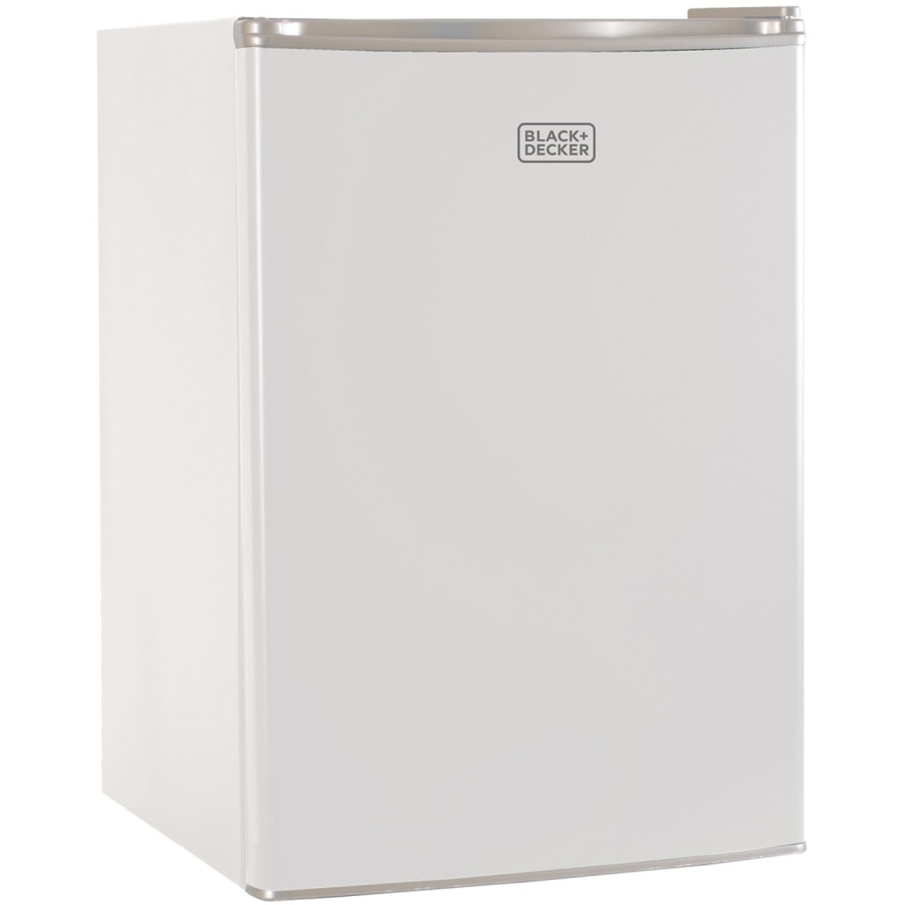 Black+Decker BCRK25W 2.5 Cubic-ft Refrigerator/Freezer (White) - 2.50 ft³ - Reversible - White