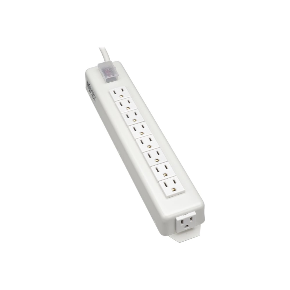 Tripp Lite Power Strip 120V 5-15R 9 Outlet Metal 15ft Cord 5-15P - Power strip - 15 A - AC 120 V - input: NEMA 5-15 - output connectors: 9 (NEMA 5-15) - 15 ft cord - light gray