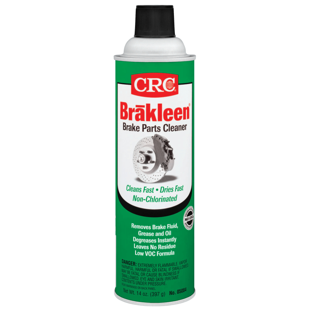 CRC Brakleen Non-Chlorinated Less 45% VOC Brake Parts Cleaner, 14 Oz Can, Case Of 12