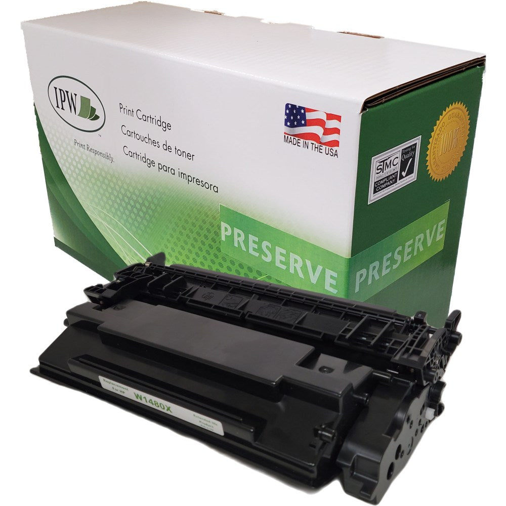 IPW Preserve Remanufactured Black Extended High-Yield Toner Cartridge Replacement For HP W1480X, W1480XJ-ODP