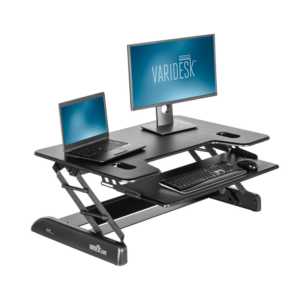 VariDesk Tall 40 Standing Desk Riser, 4-3/4inH x 40inW x 28inD, Black