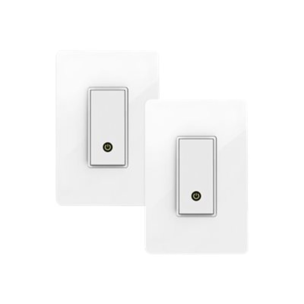 WeMo Smart Light Switch - Light switch - wireless - 802.11n - 2.4 Ghz (pack of 2)