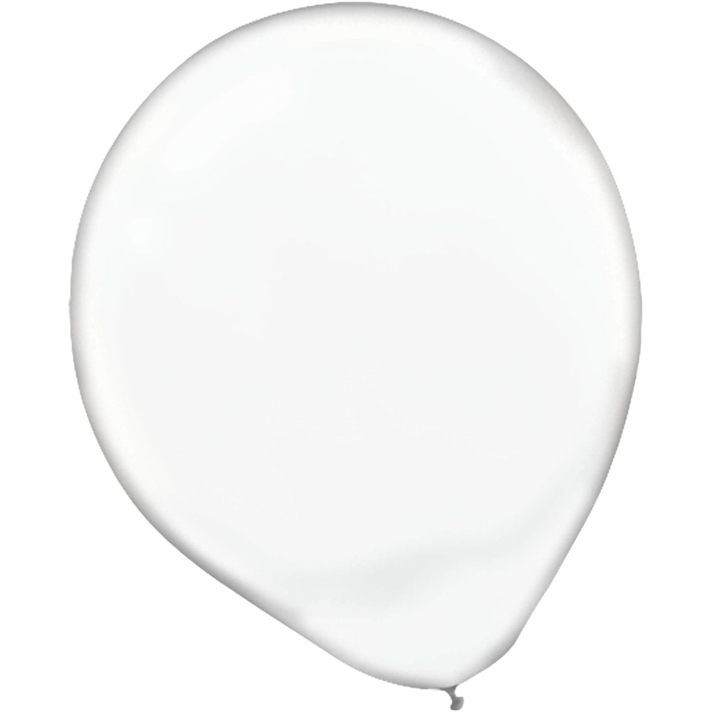 Amscan Latex Balloons, 12in, Clear, 15 Balloons Per Pack, Set Of 4 Packs