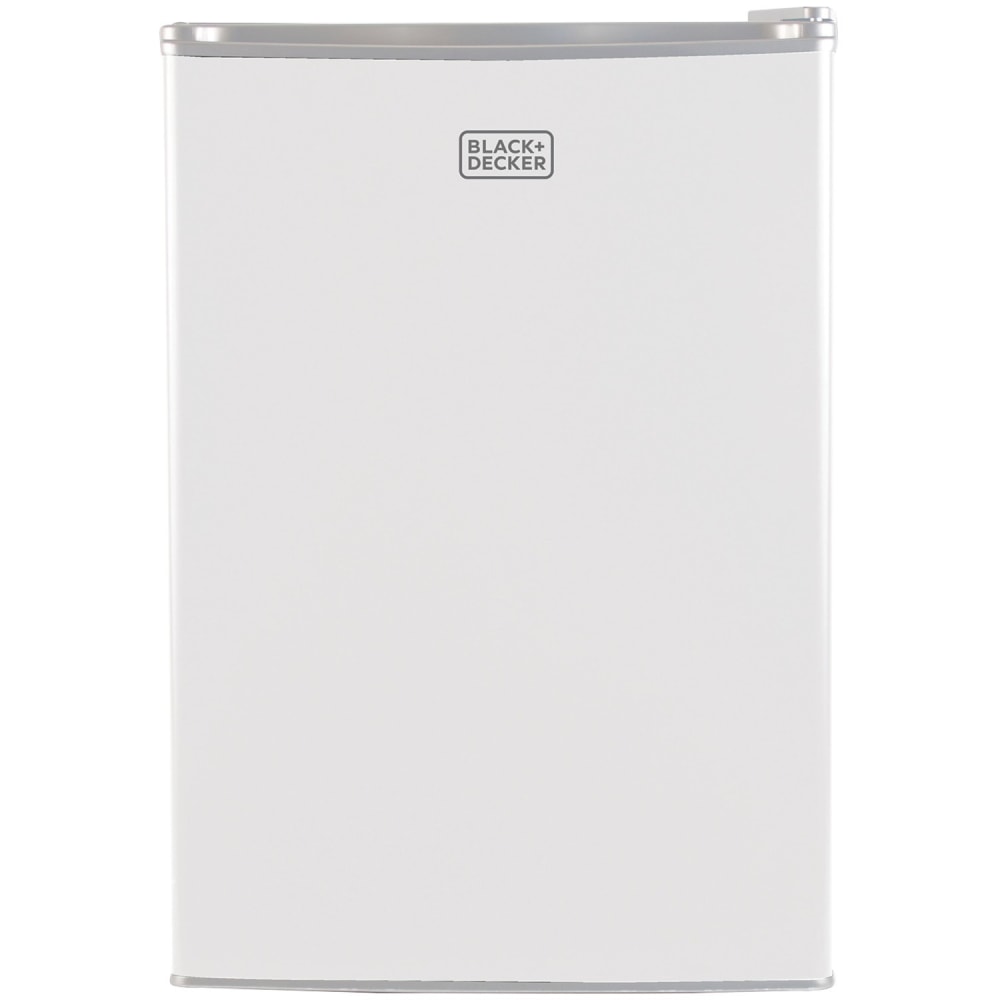 Black+Decker BCRK25W 2.5 Cubic-ft Refrigerator/Freezer (White) - 2.50 ft³ - Reversible - White