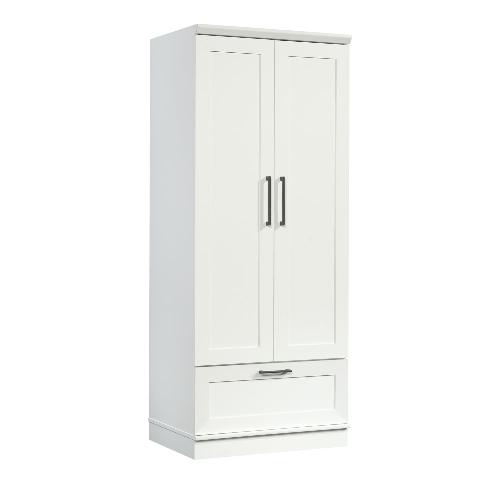 Sauder Homeplus Storage Cabinet Closet, 2 Shelves, Soft White