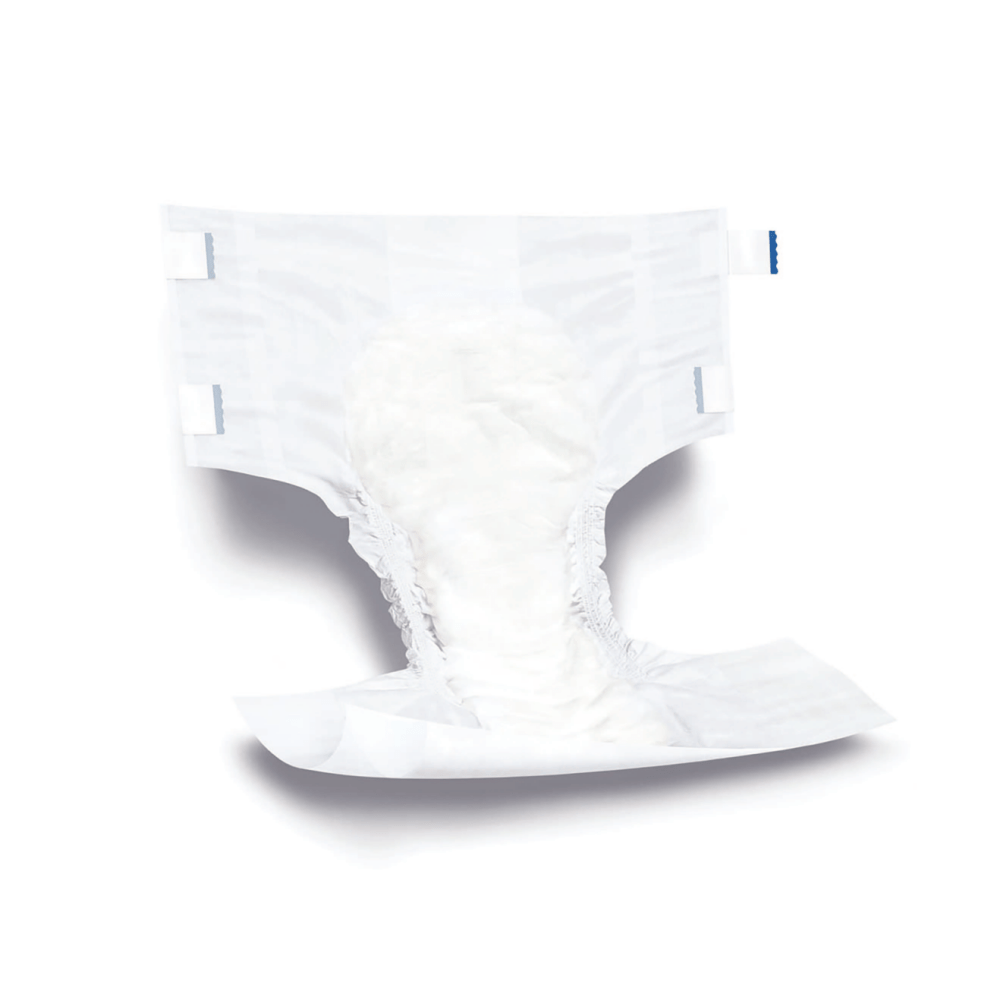 Medline Ultracare Cloth-Like Adult Briefs, Medium, 32 - 42in, White, Case Of 96