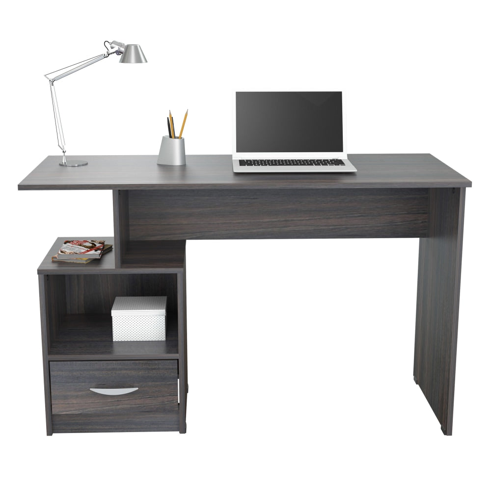 Inval Multi-Level 48inW Writing Desk, Tobacco Chic