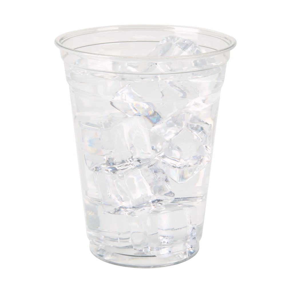 Highmark Plastic Cups, 16 Oz, Clear, Pack Of 100