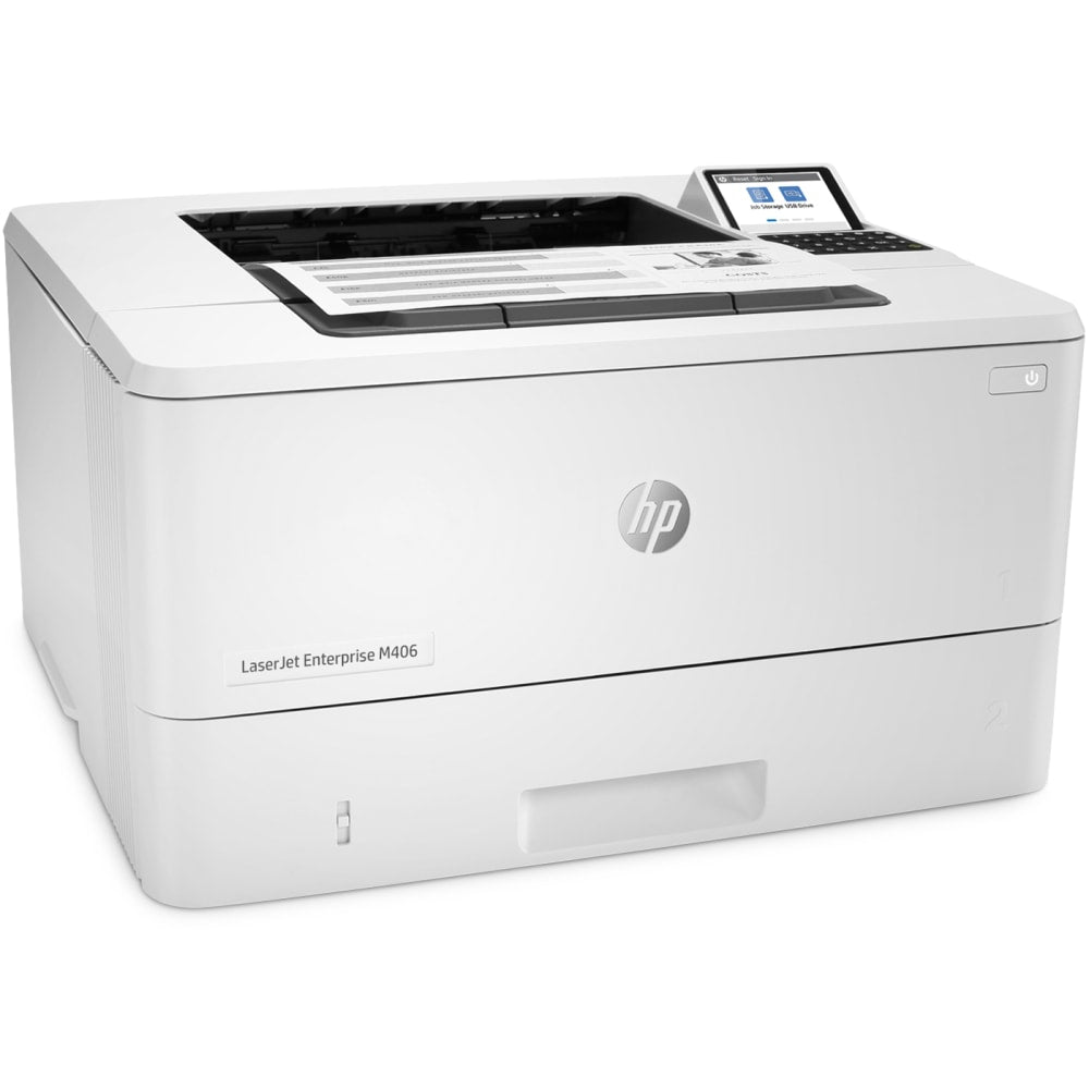 HP LaserJet Enterprise M406dn Laser Monochrome Printer