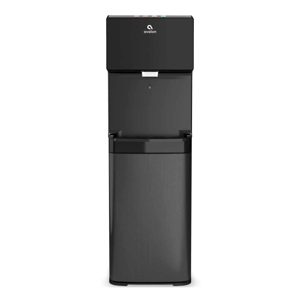 Avalon Electronic Hot/Cold Bottom-Loading Freestanding Water Cooler, 41inH x 12inW x 13inD, Black