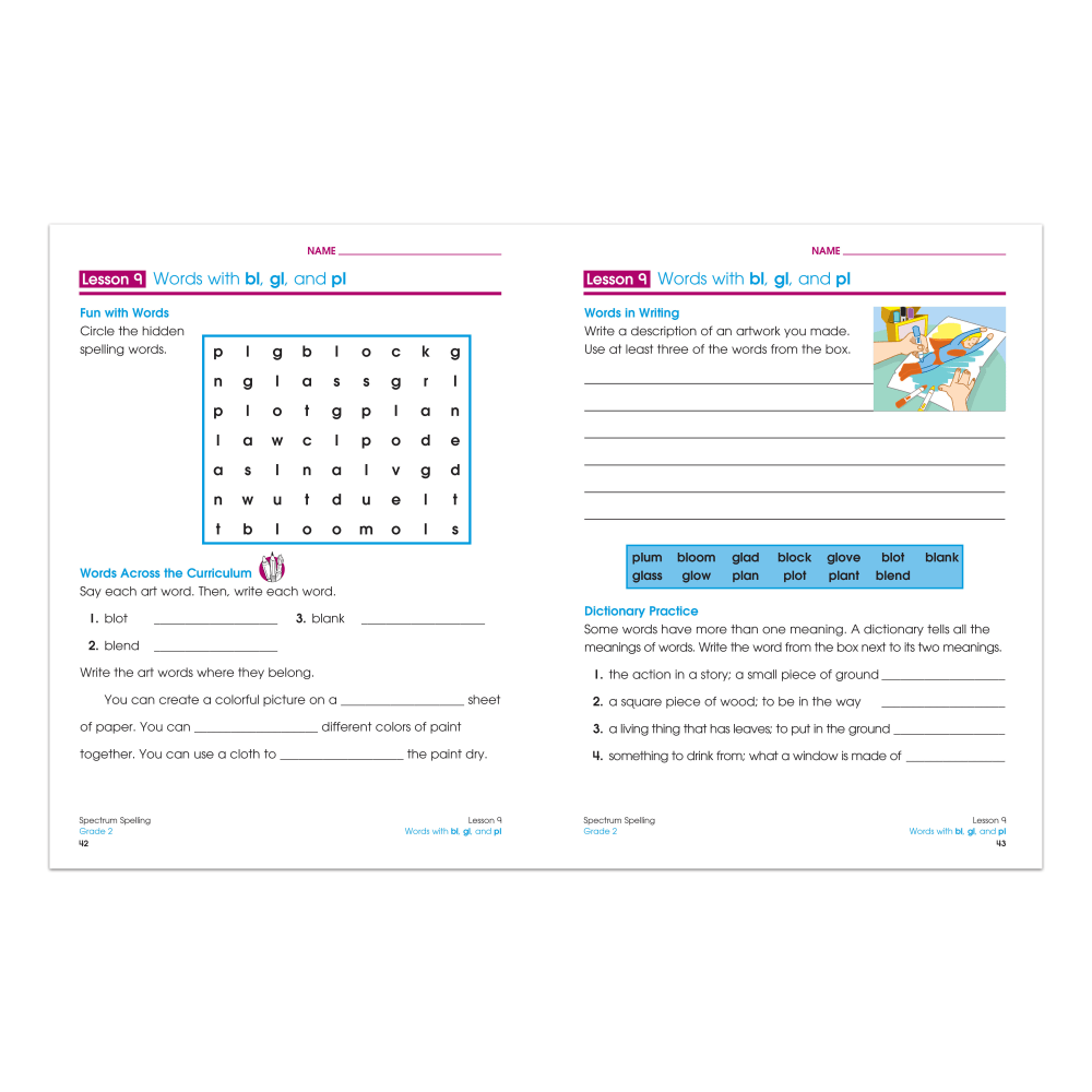 Spectrum Spelling, Grade 2