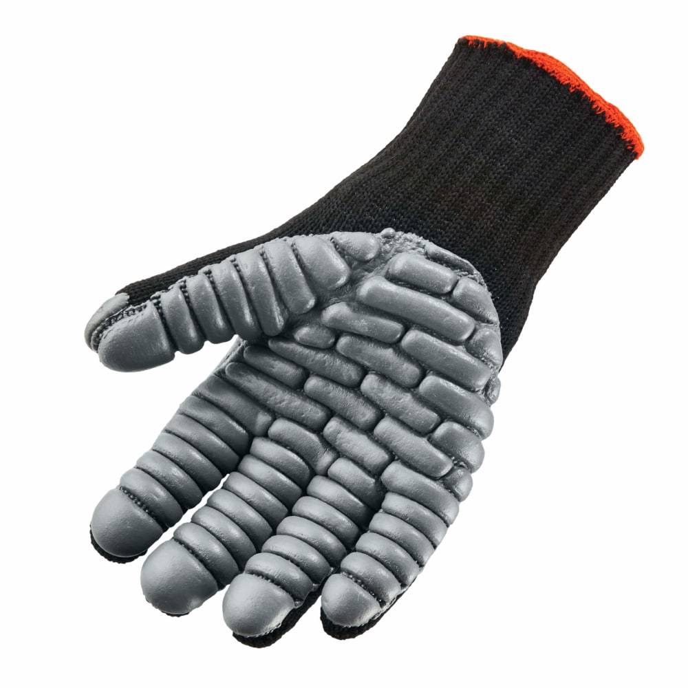 Ergodyne ProFlex 9000 Certified Lightweight Anti-Vibration Gloves, X-Large, Black