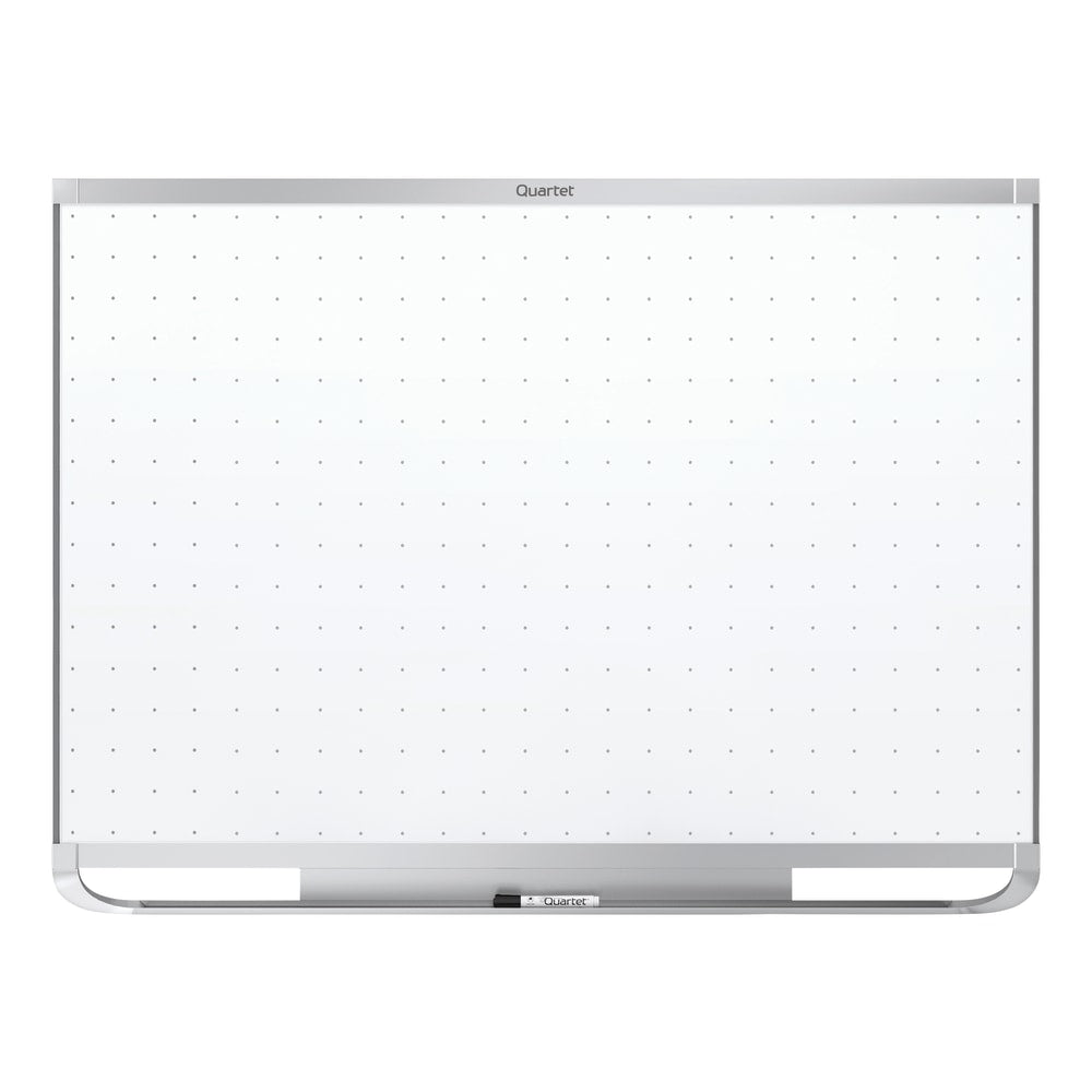 Quartet Prestige 2 Magnetic Total Erase Dry-Erase Whiteboard, 48in x 36in, Aluminum Frame With Silver Finish