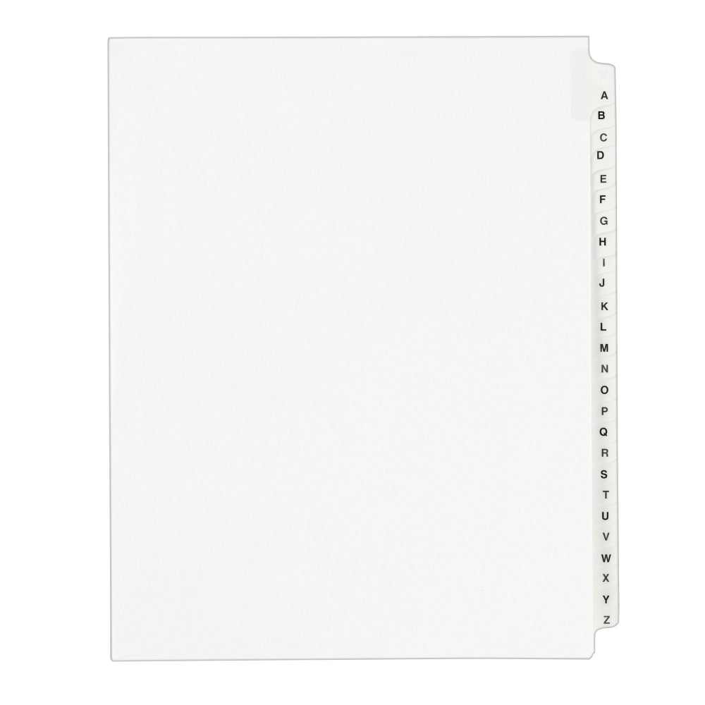 Avery Standard Collated Legal Dividers, Avery Style, Side-Tab, A-Z, 8 1/2in x 11in