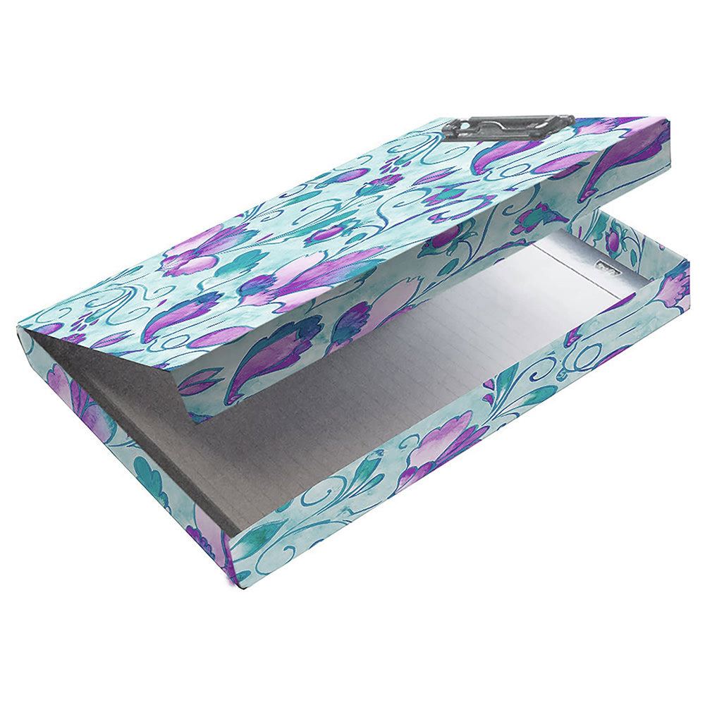 Snap-N-Store Storage Clipboard, 1-3/4in x 12-5/8in, Boho Flowers