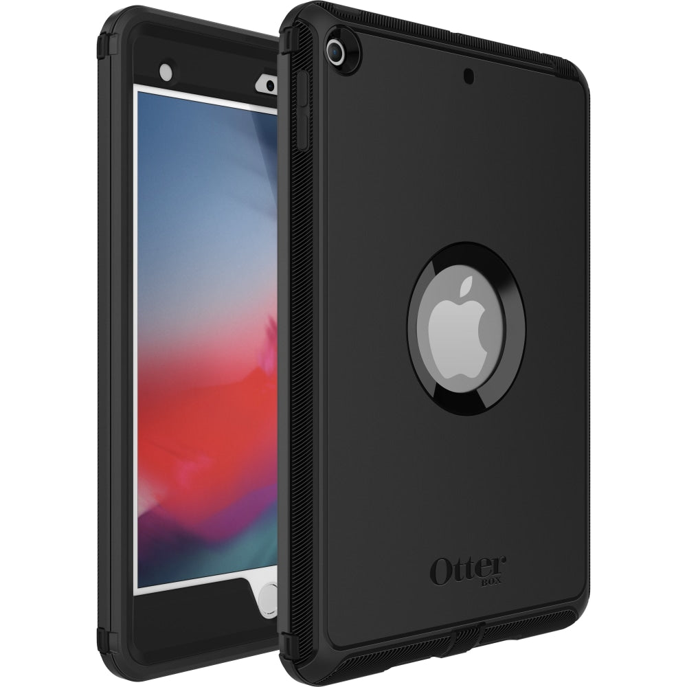 OtterBox iPad mini (5th Gen) Defender Series Case - For Apple iPad mini (5th Generation) Tablet - Black - Dust Resistant, Drop Resistant, Scrape Resistant, Dirt Resistant, Debris Resistant - Polycarbonate, Synthetic Rubber, Polyester - 1 Pack - Retail