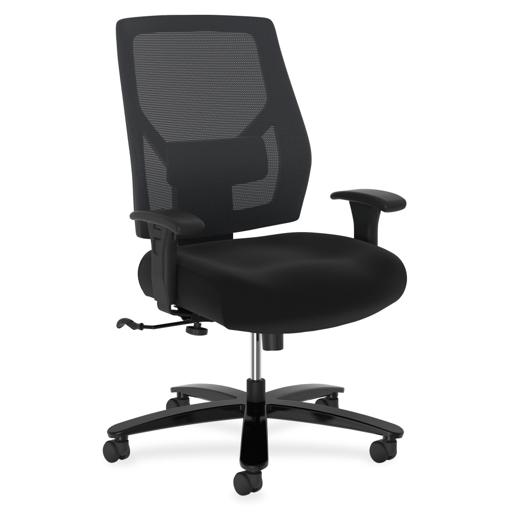 HON Basyx Big & Tall Mid Back Task Chair, Black