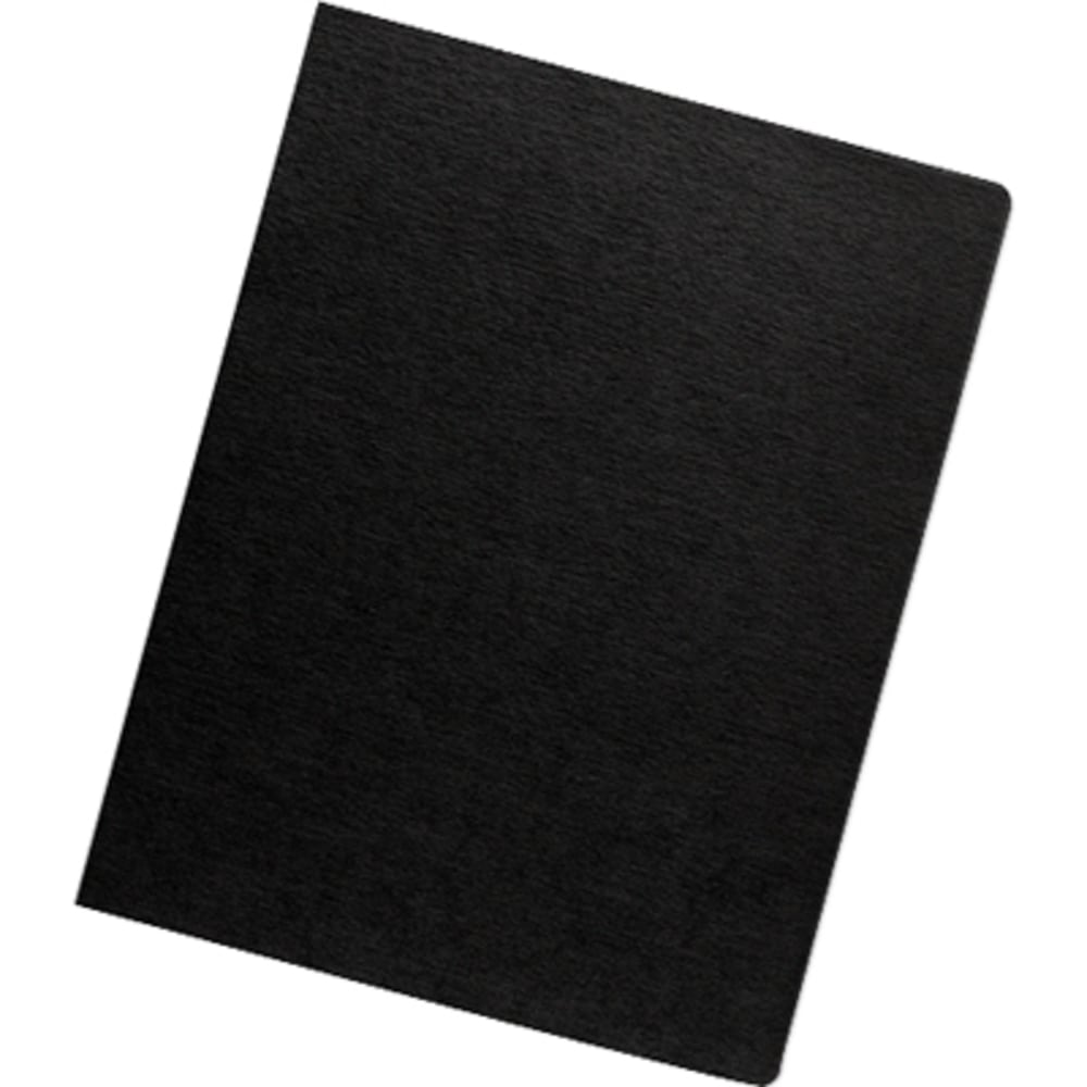 Fellowes Linen Classic Presentation Covers, 8 3/4in x 11 1/4in, Black, Pack Of 200