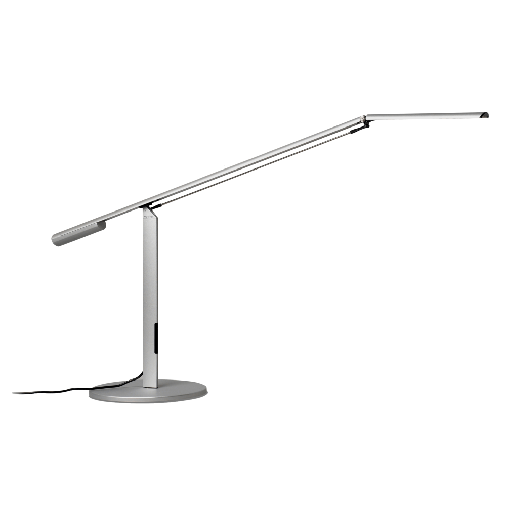 Koncept Equo LED Desk Lamp, Warm Light, 24-1/2inH, Silver